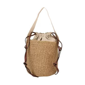 Chloe Woody Basket Handbag White